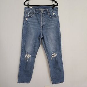 GAP Distressed Blue Denim Jeans